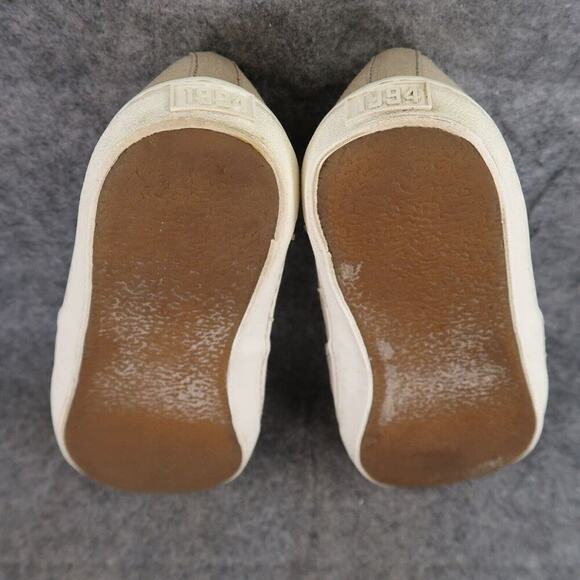 Old Navy Shoes Womens 7 Sneakers Slip On Casual Canvas Flats Comfort Taupe 1994 - Picture 10 of 12